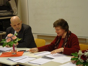 Marjan Pungartnik in Breda Pugelj Otrin